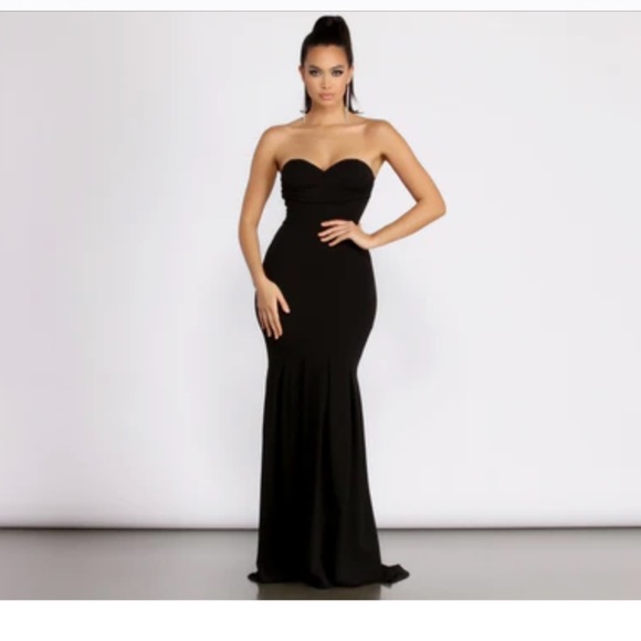 Aspyn Strapless Sweetheart Mermaid Formal Dress - Picture 1 of 11